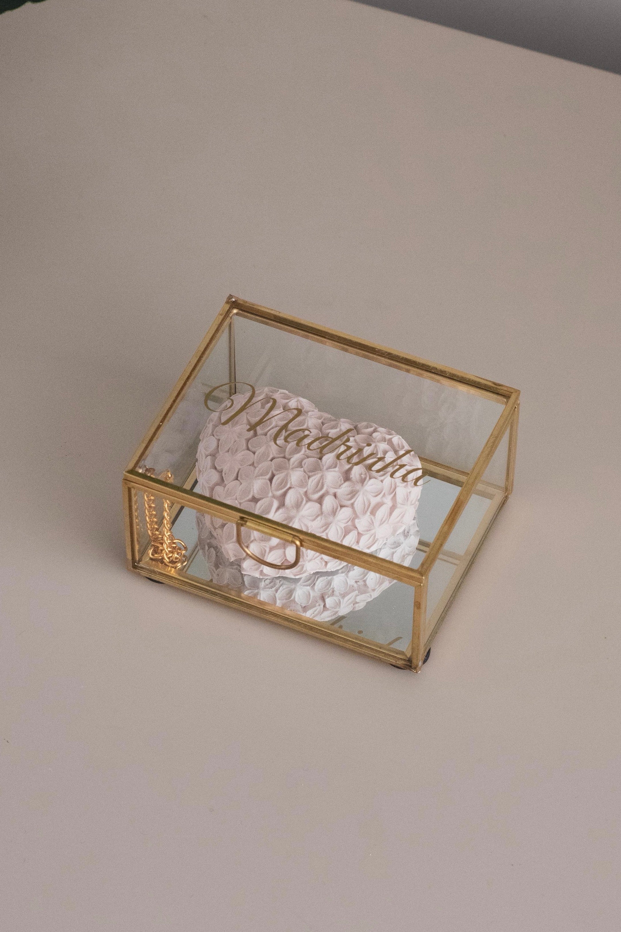 Caixa coração Madrinha