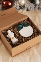 Caixa com Peça Gratidão e Anjo Coração