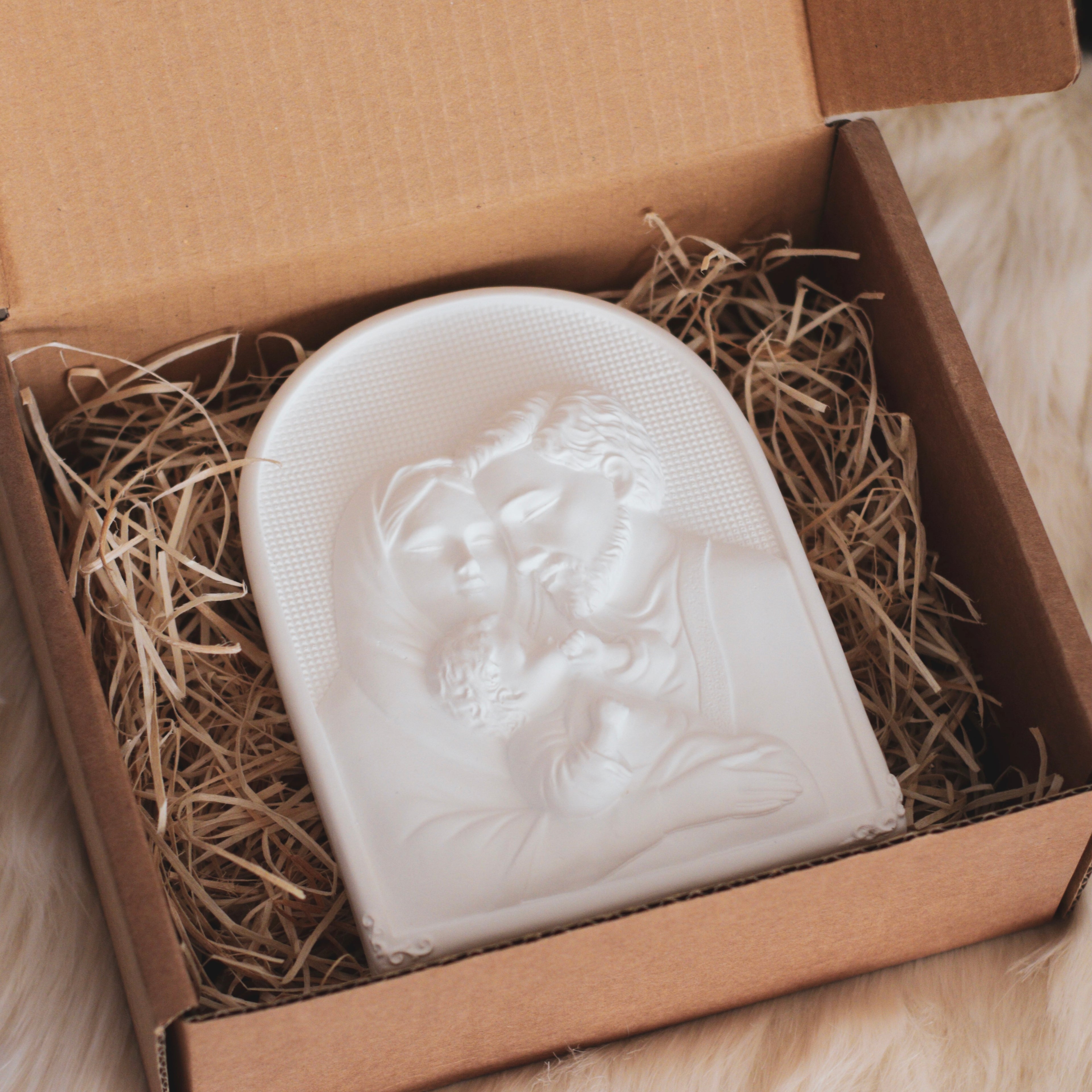 Caixa com Moldura da Sagrada Família