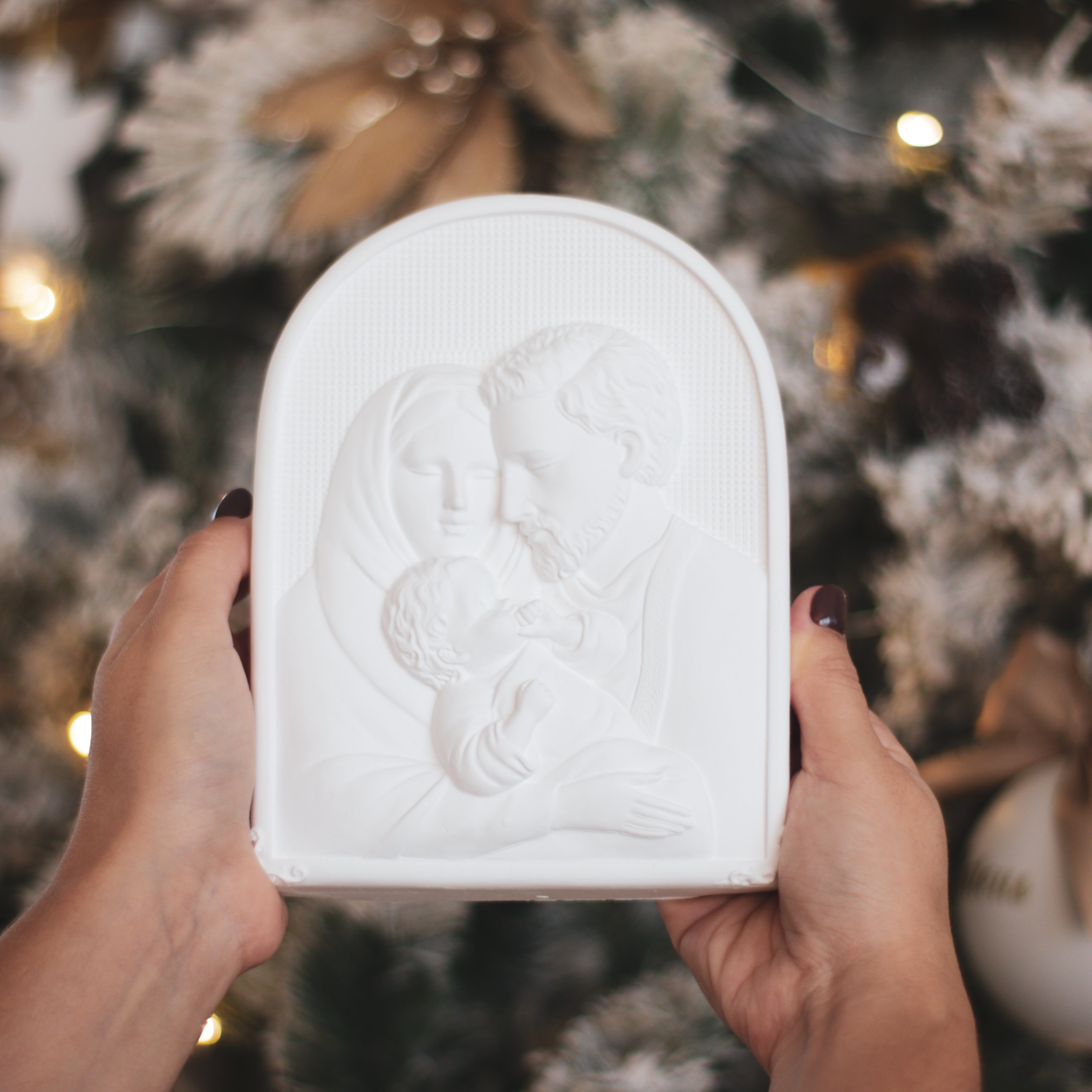 Caixa com Moldura da Sagrada Família