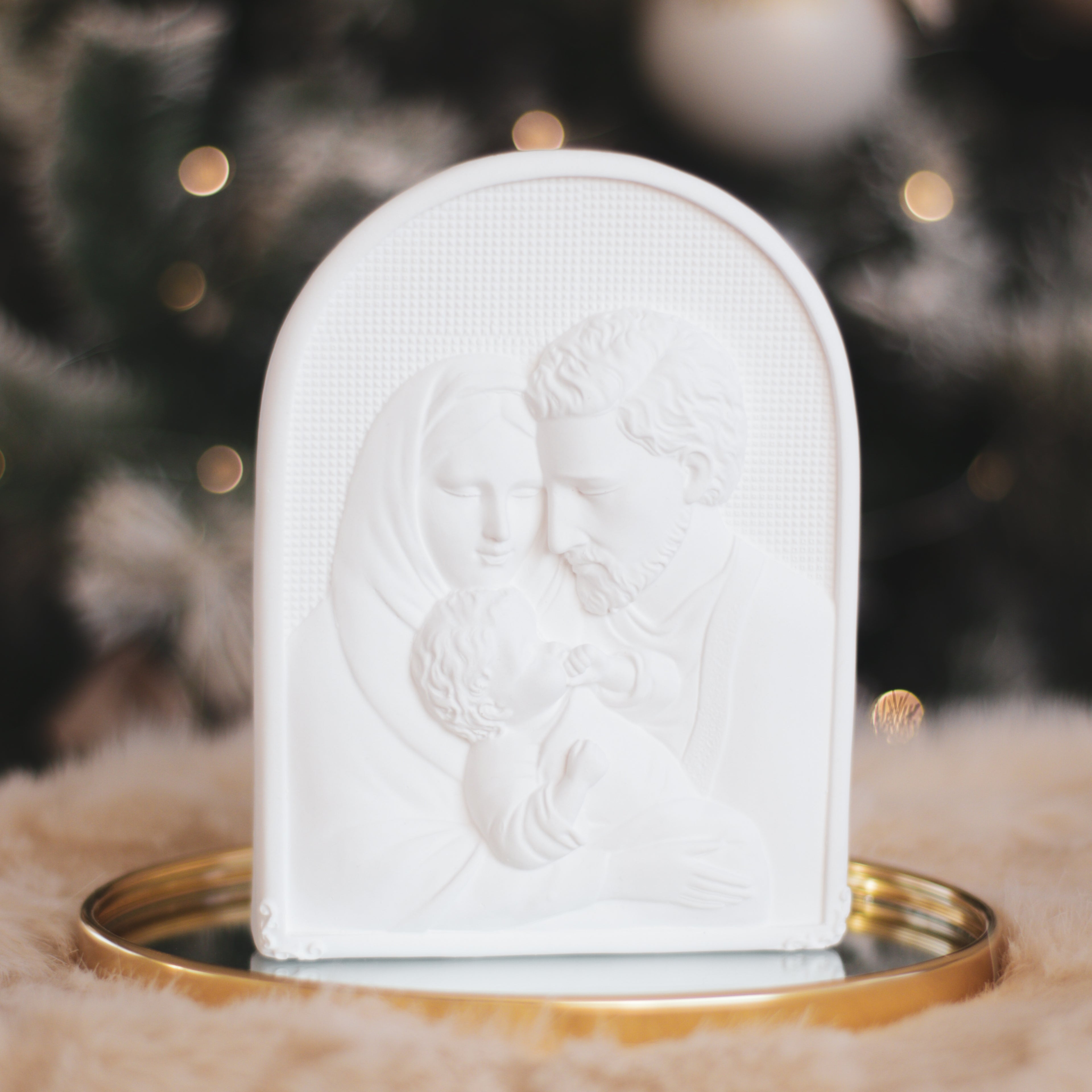 Moldura da Sagrada Família na Bandeja