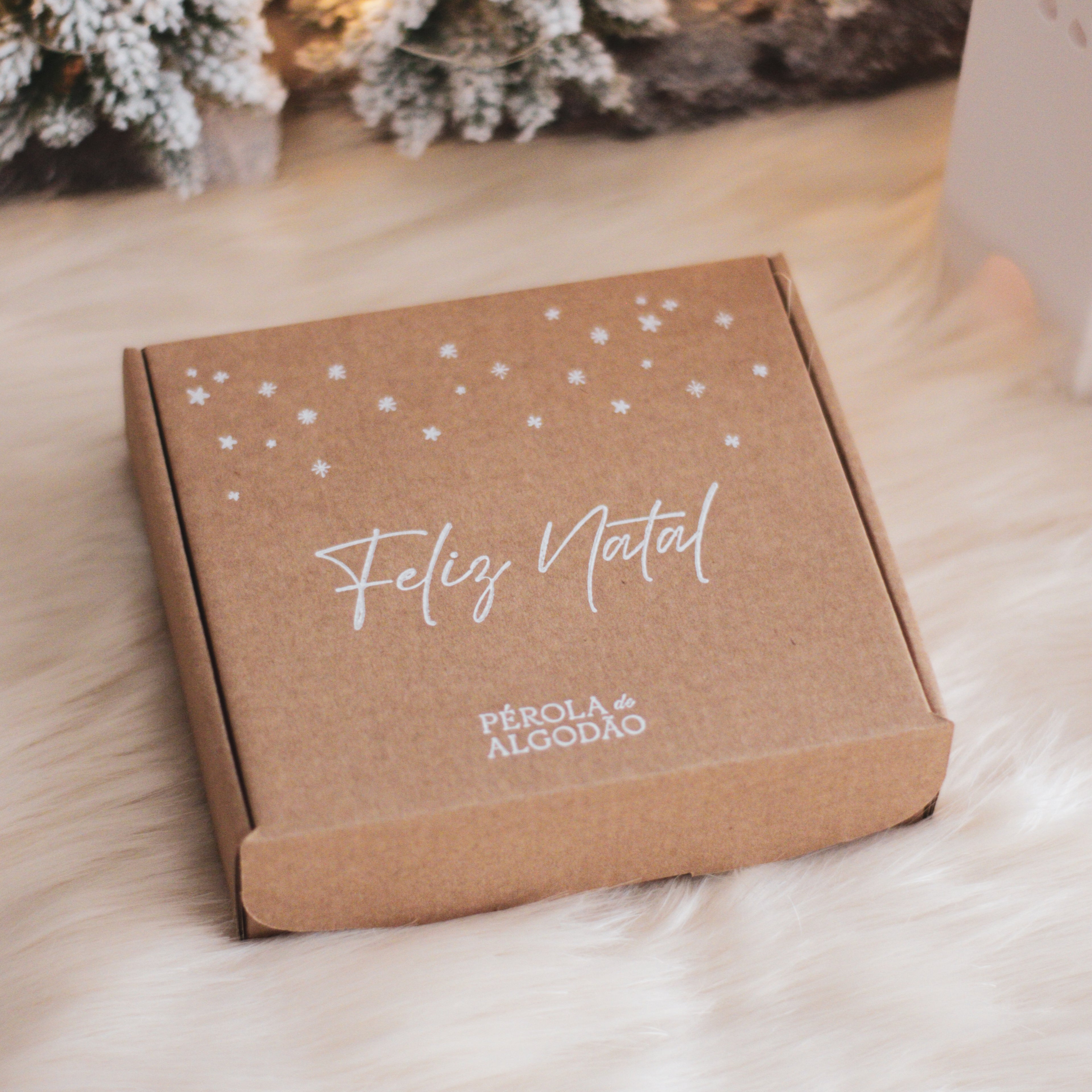 Caixa Feliz Natal com Estrela Presépio e Recarga