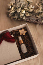 Caixa com Peça Presépio Feliz Natal e Recarga