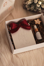 Caixa com Peça Presépio Feliz Natal e Recarga