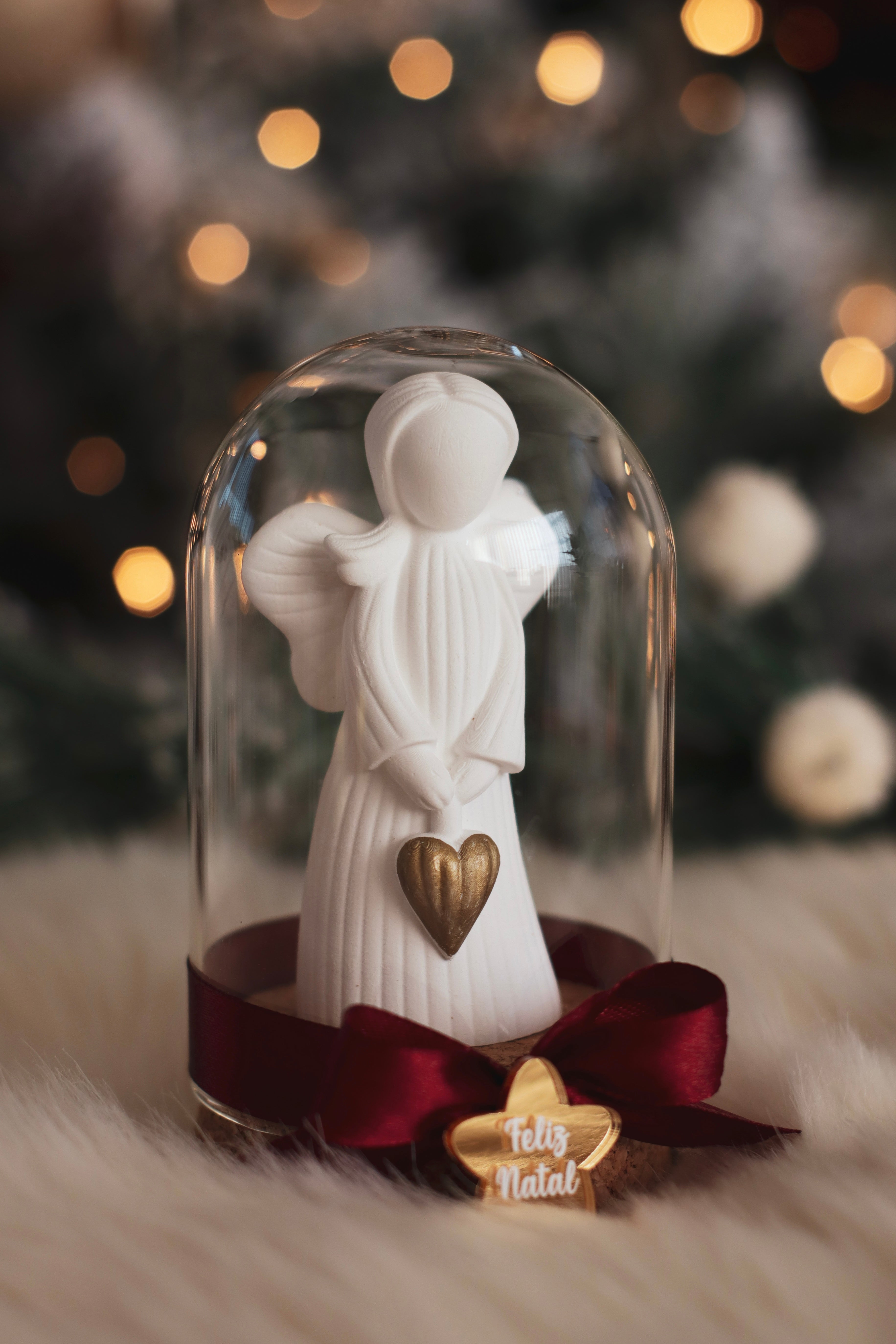 Anjo Coração em Campânula